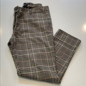 H&M Plaid Ankle Pants
